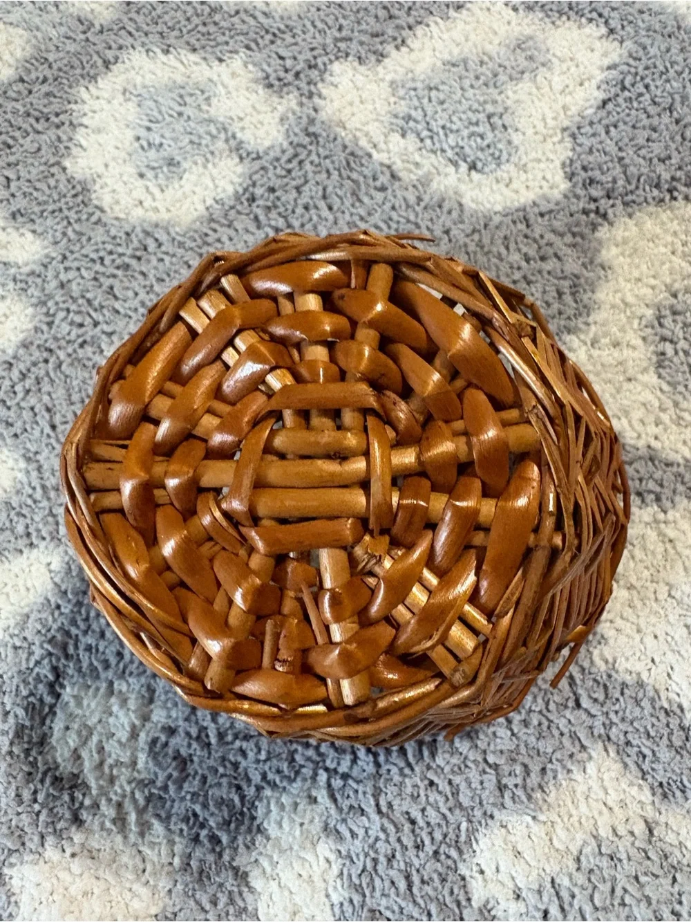 Vintage Mini Wicker Basket